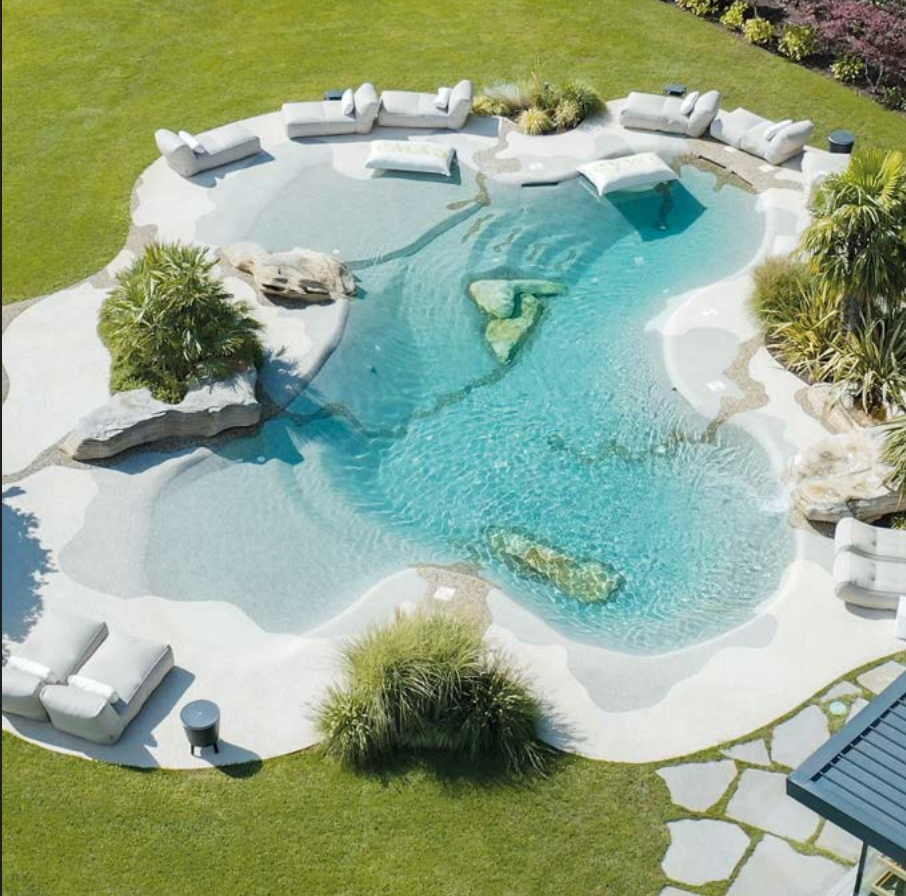 Piscine Lagon Bio.design par Florasol en Drôme