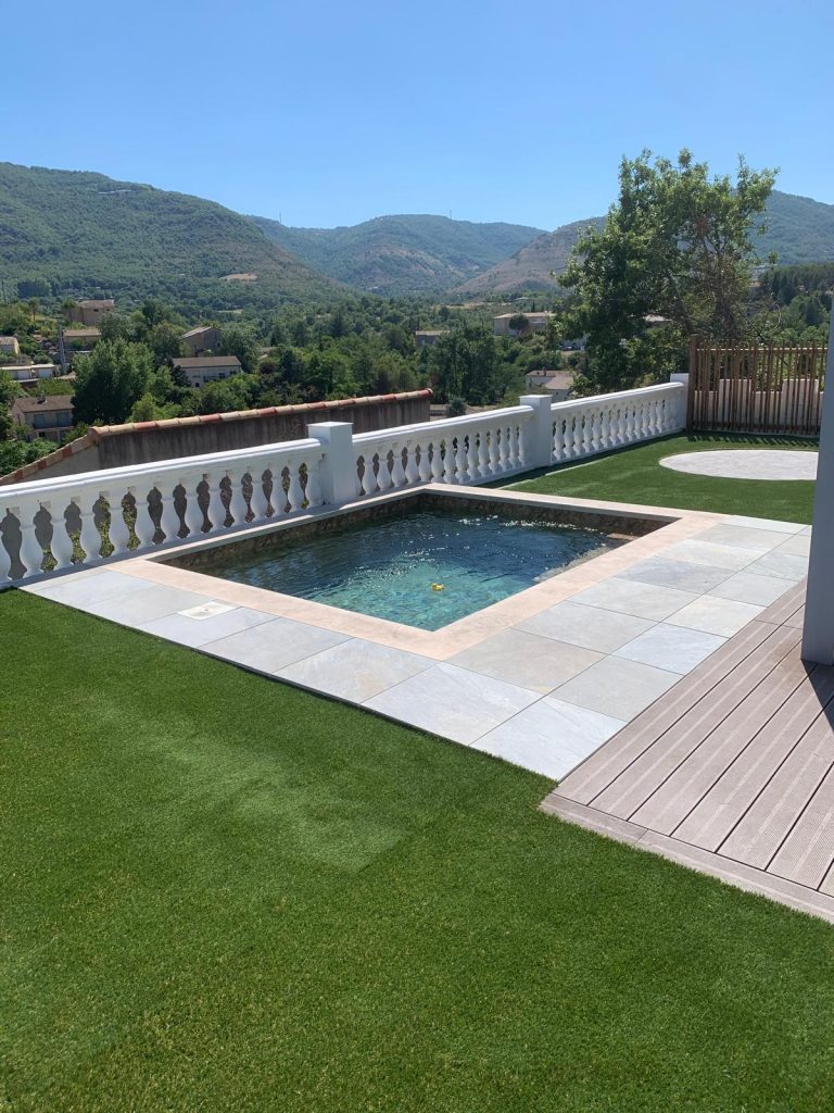 Après aménagement paysager par Florasol à Privas Ardèche